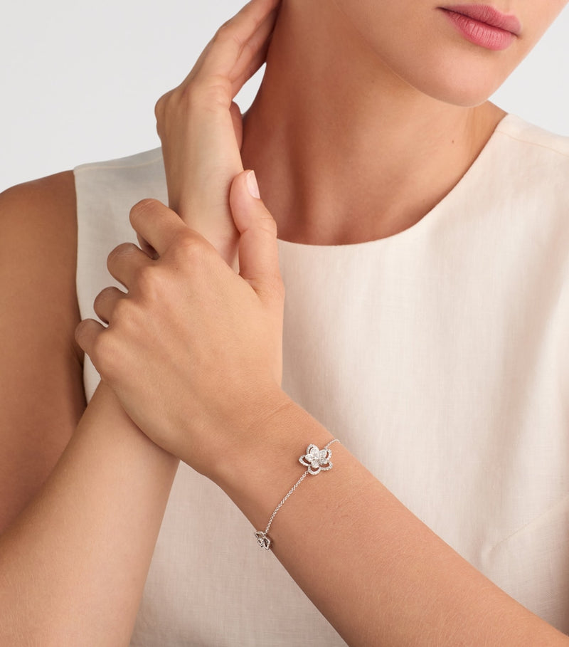 Graff Wild Flower white gold diamond bracelet, UK version