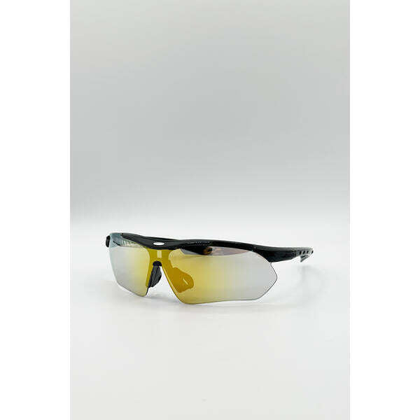 SVNX Sports Racer Sunglasses muted multi with case, imported from the UK