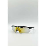 SVNX Sports Racer Sunglasses muted multi with case, imported from the UK