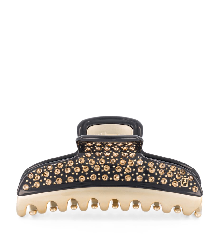Alexandre de Paris gold-plated crystal hair clip 10.5cm, UK version