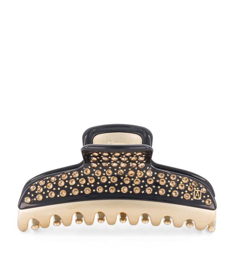Alexandre de Paris gold-plated crystal hair clip 10.5cm, UK version