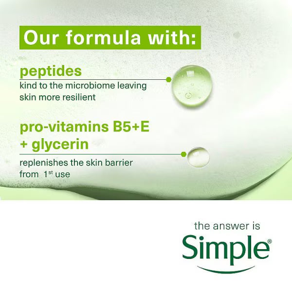 Simple Kind to Skin Moisturising Facial Wash 150ml, UK version