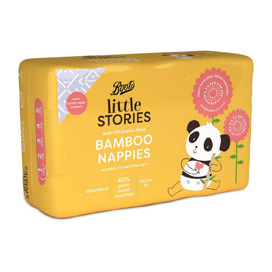 Boots Little Stories Bamboo Nappy Size 1 34 pack Toys & Kid's Zone Boots   