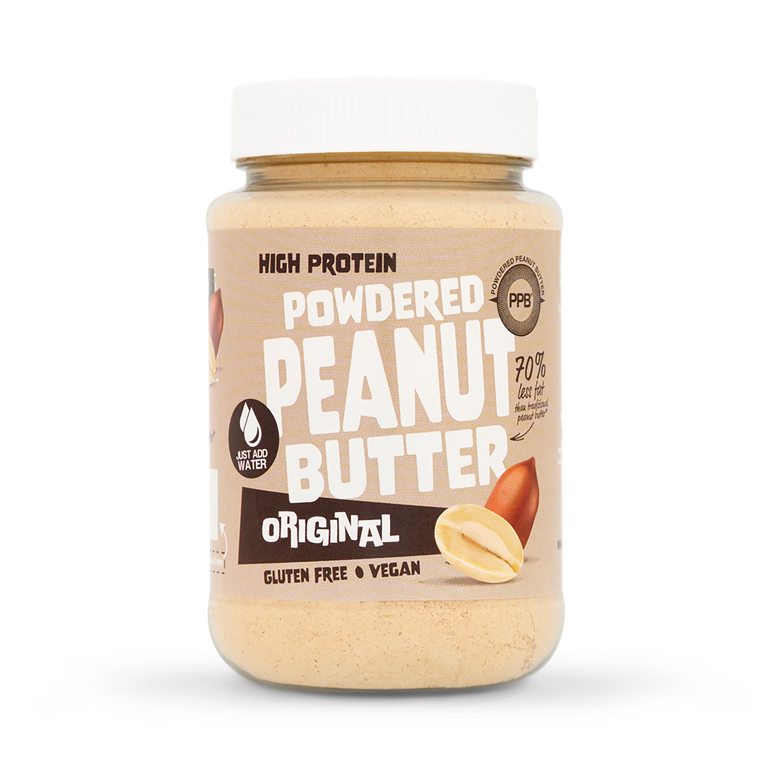 PPB Powdered Peanut Butter Original 180g