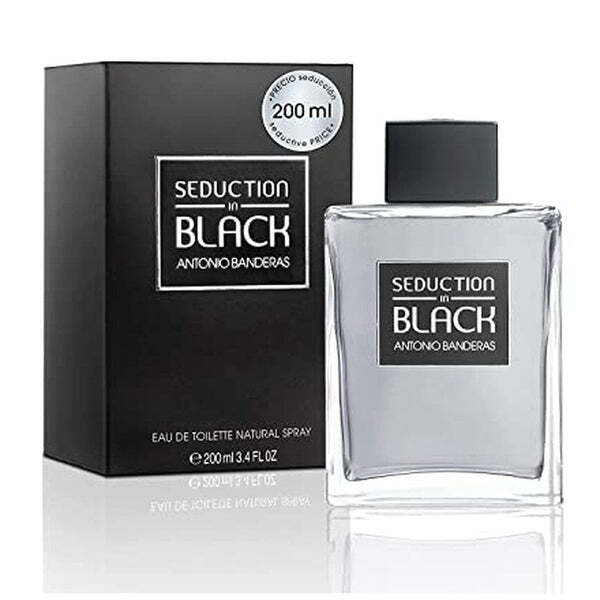 Antonio Banderas Seduction In Black eau de toilette 200ml, UK version