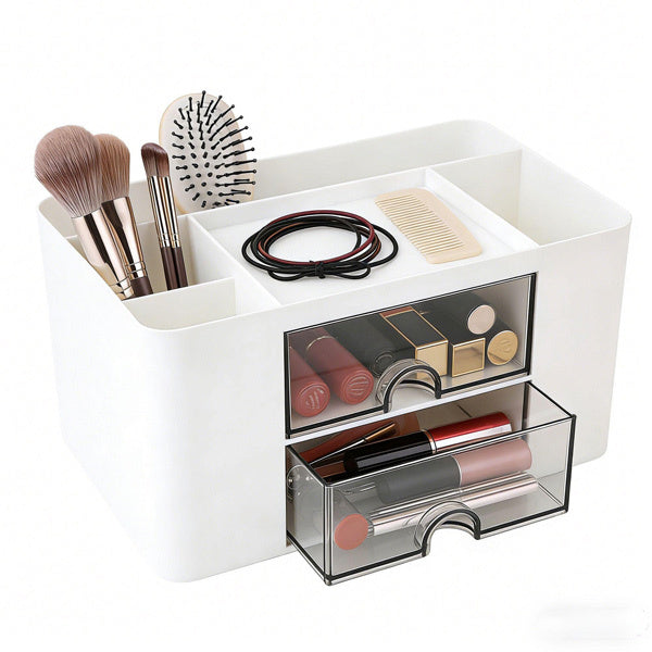 Livingandhome plastic desktop organiser with drawers, UK version