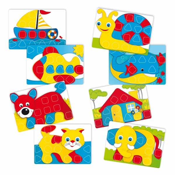 Quercetti Fantacolor Baby Starter Set mosaic toy - British product