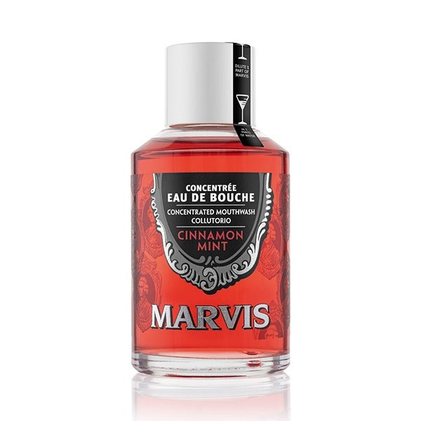 Marvis concentrated cinnamon mint mouthwash 120ml, UK version