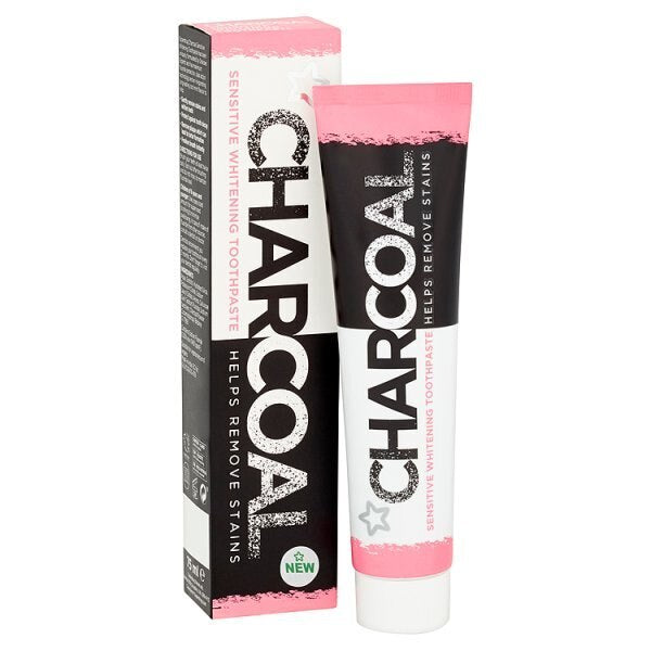 Superdrug Sensitive Charcoal Toothpaste 75ml GOODS Superdrug   