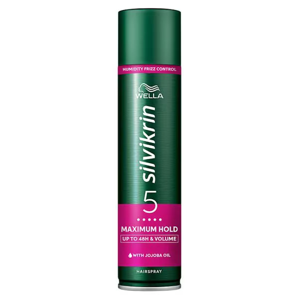 Wella Silvikrin Maximum Hold Hairspray 400ml (British brand)