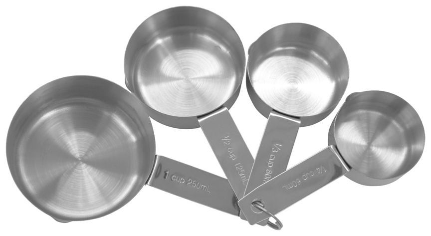 George Home Stainless Steel Measuring Cups General Household ASDA   