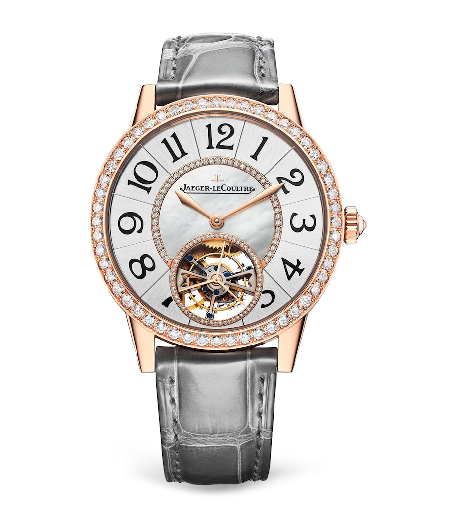 Jaeger-LeCoultre Rendez-Vous Tourbillon rose gold watch 39mm (British brand)