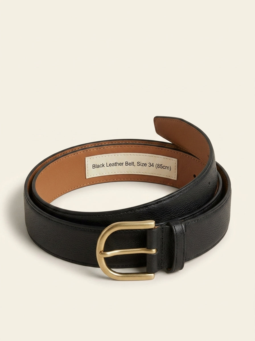 Cartier small buckled leather belt 75cm, UK version
