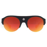 Moncler ML0050 black mirrored unisex sunglasses (British brand)