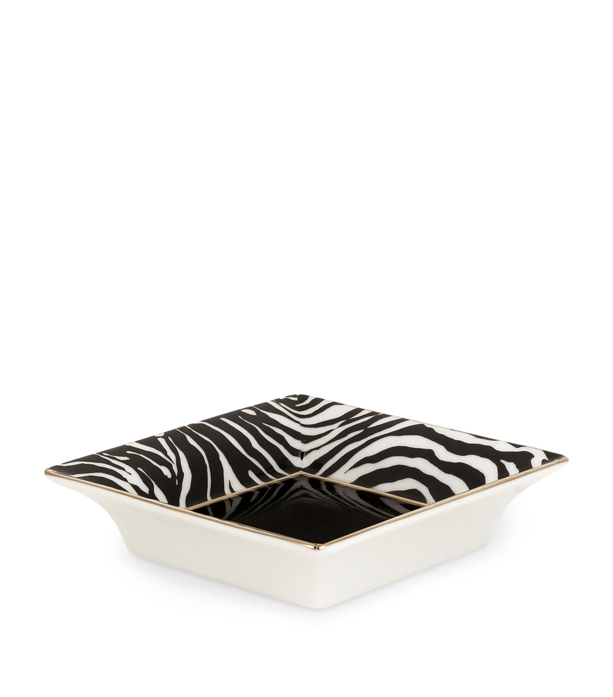 Dolce&Gabbana Casa zebra decorative square plate 10cm - British product