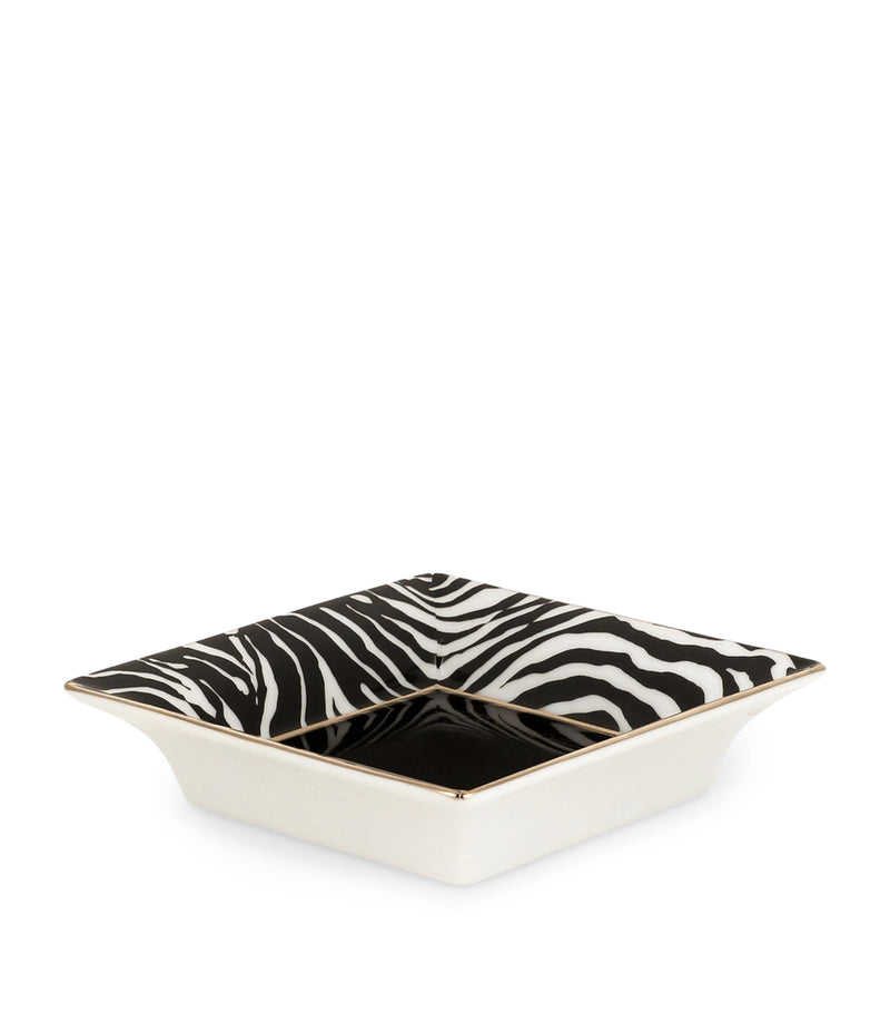 Dolce&Gabbana Casa zebra decorative square plate 10cm - British product