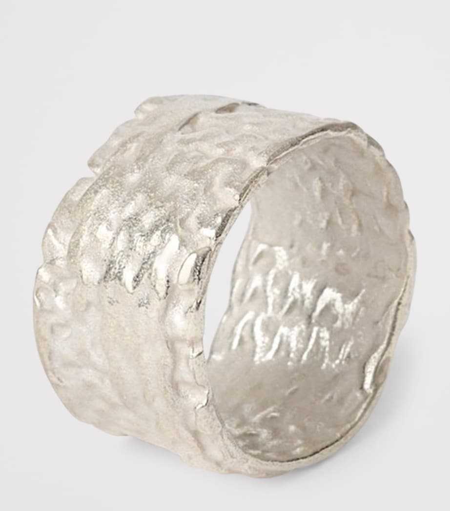 Our Legacy sterling silver knit ring (British brand)