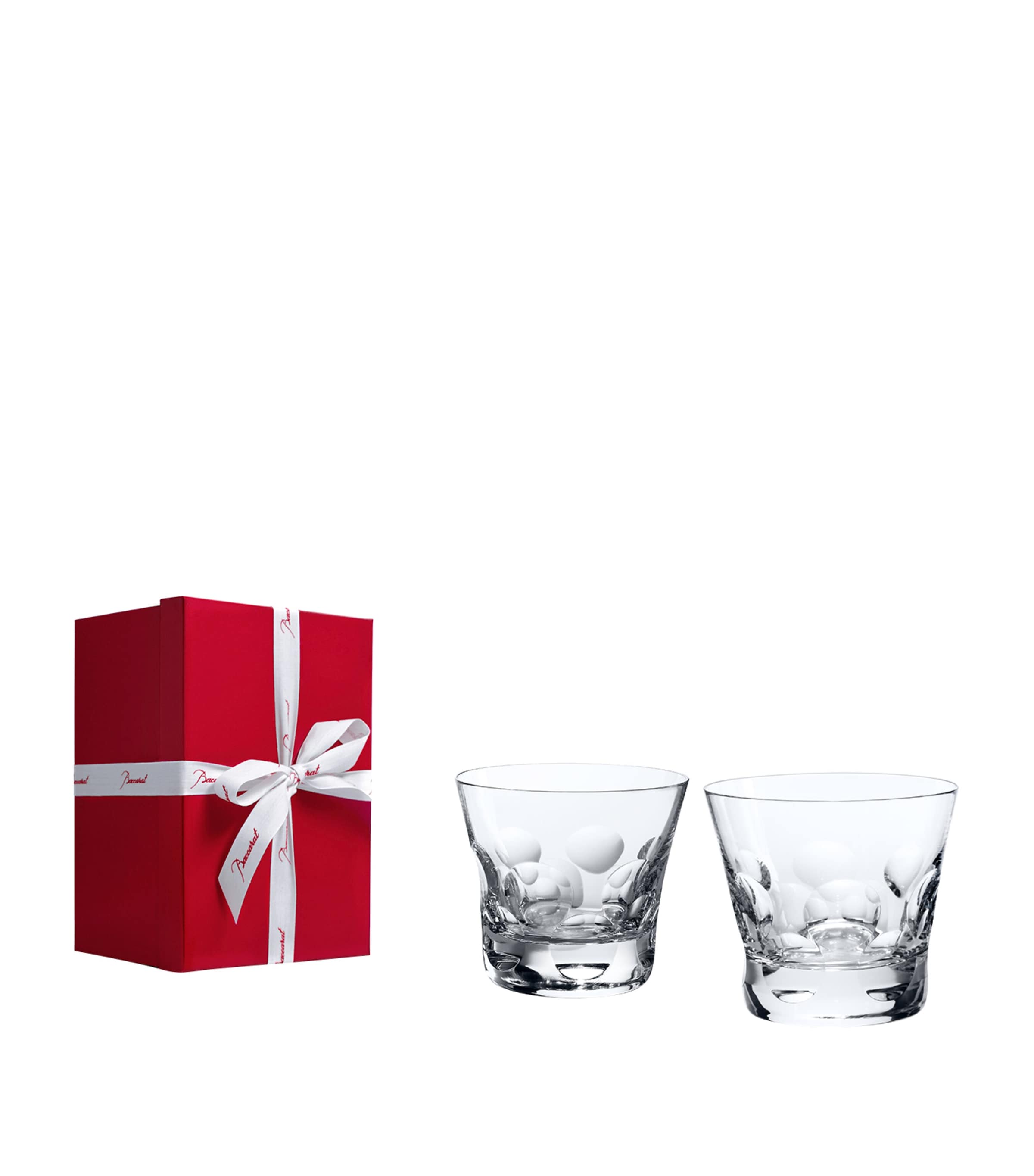 Set of 2 Large Tumblers with Geometric Design, 350ml Capacity