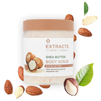 Superdrug Superdrug Extracts Body Scrub Shea Butter Exfoliating Treatment- Buy online at McGrocer
