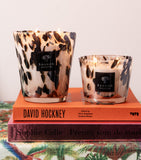 Baobab Black Pearls Candle with rose ginger scent 16cm - British product