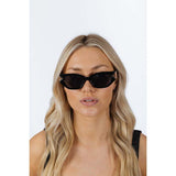 SVNX cat-eye diamond infinity sunglasses in black - British product