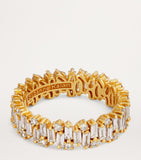 Suzanne Kalan yellow gold diamond eternity ring - British product