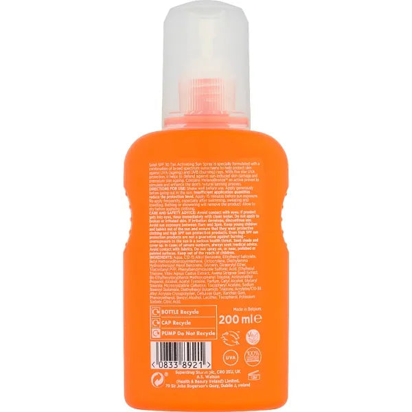 Solait Active Tanning Spray SPF30 200 ml (British brand)