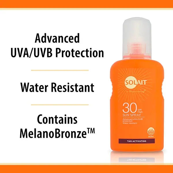 Solait Active Tanning Spray SPF30 200 ml (British brand)