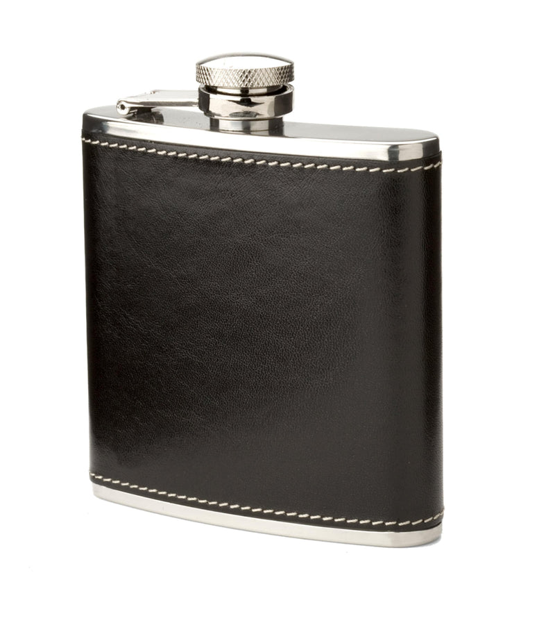 Aspinal Of London Classic Leather Hip Flask 5oz - British product