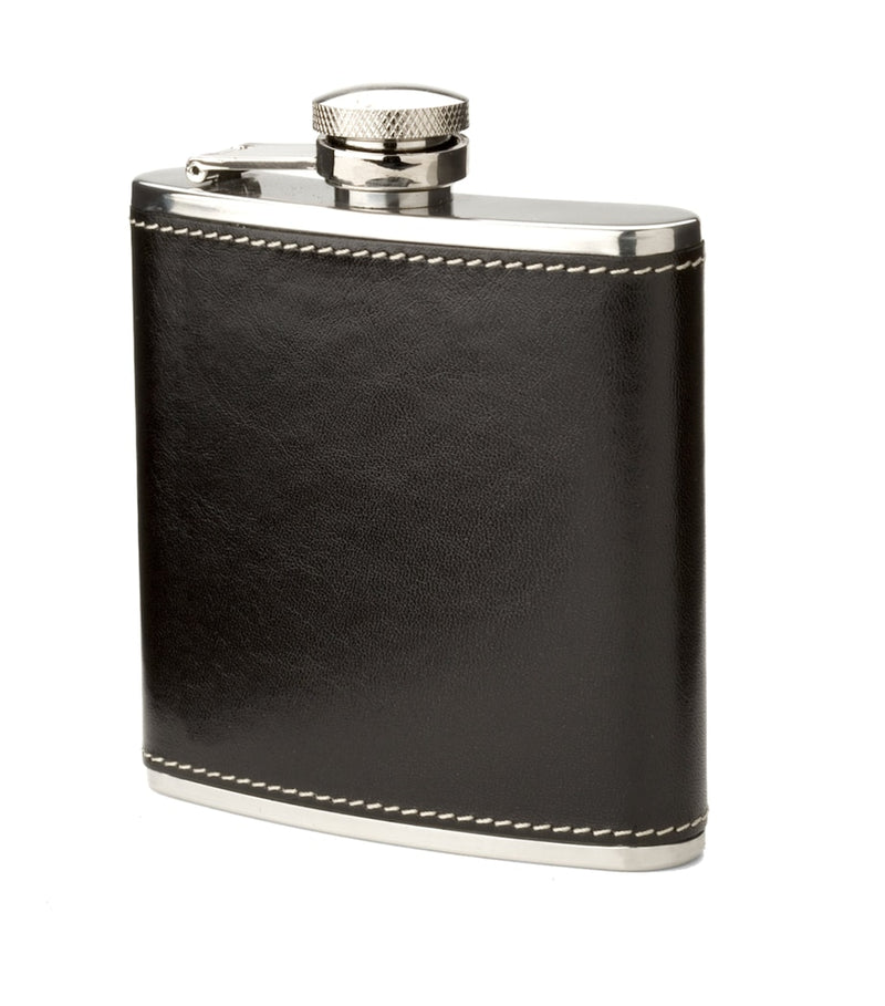Aspinal Of London Classic Leather Hip Flask 5oz - British product