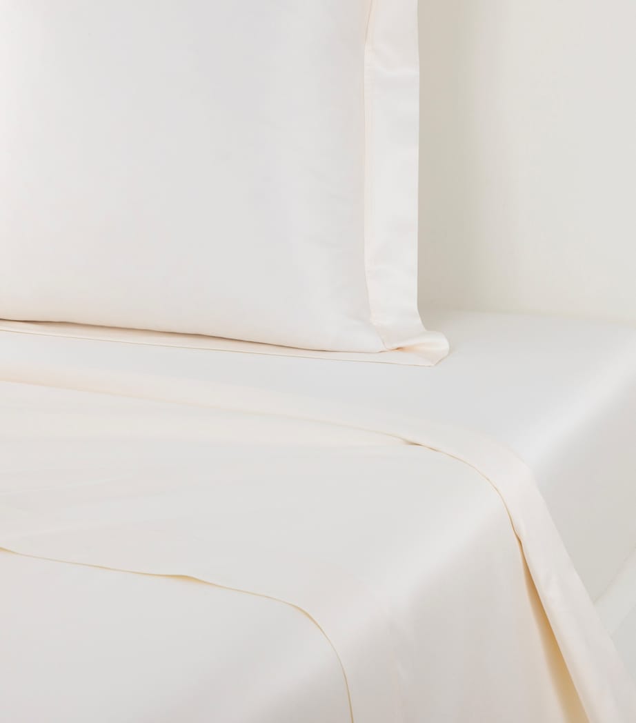 Yves Delorme Prodige Double Bottom flat sheet 240cm x 320cm (British brand)