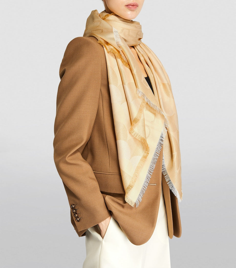 Bvlgari Silk Diva Scarf 130cm by 130cm, UK version