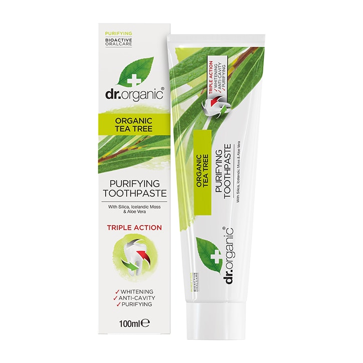 Dr Organic Coconut Oil Toothpaste 100ml GOODS Holland&Barrett