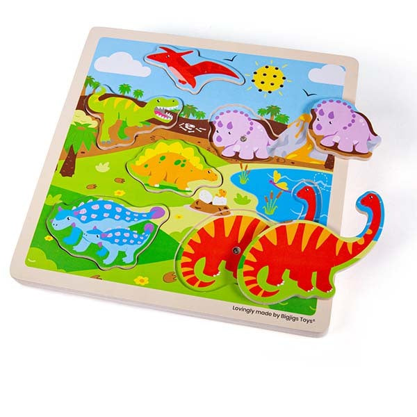 Bigjigs Toys Dinosaur Sound Puzzle GOODS Superdrug   