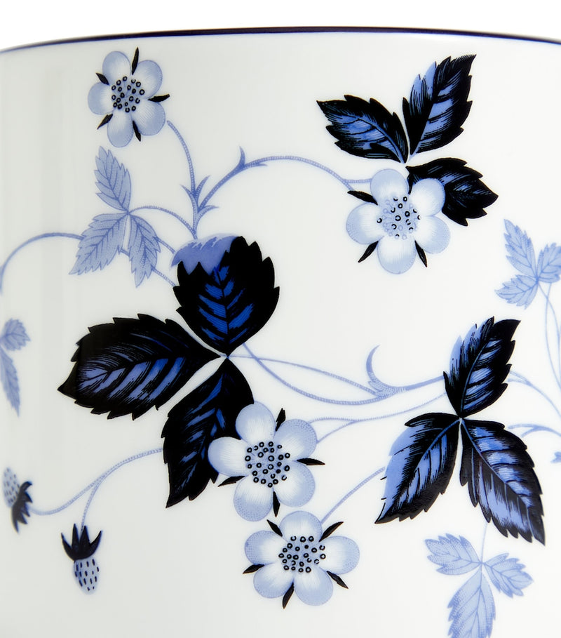 Wedgwood Wild Strawberry Inky Blue mug (British brand)
