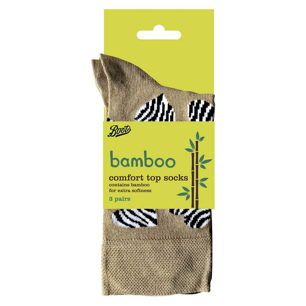 Boots Comfort Top Bamboo Animal Design Socks