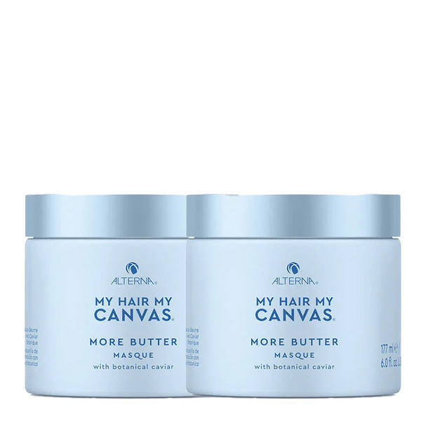 Alterna More Butter Masque Duo hair treatment, imported from the UK