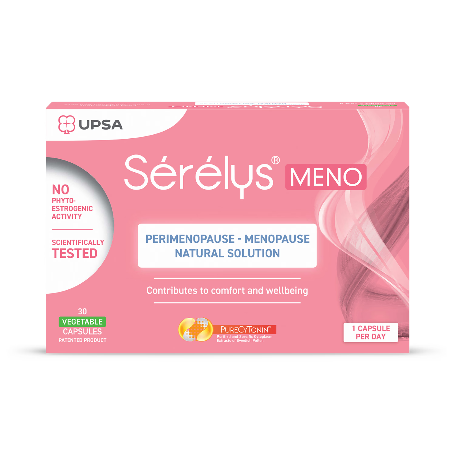 Sérélys menopause supplement 30 capsules, UK version