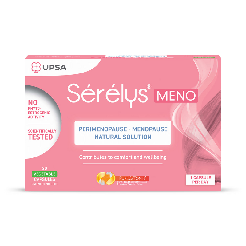 Sérélys menopause supplement 30 capsules, UK version