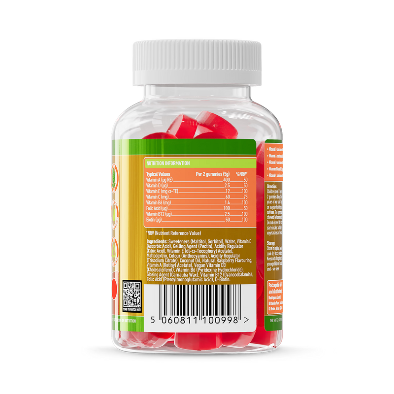 Nutrigums kid's multi vitality gummies 60 count - British product