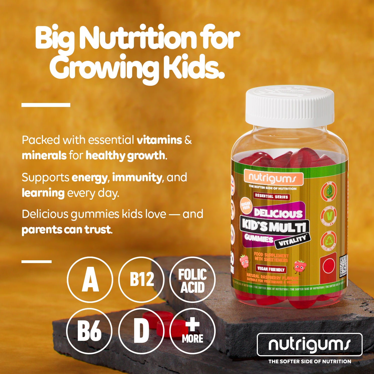 Nutrigums kid's multi vitality gummies 60 count - British product