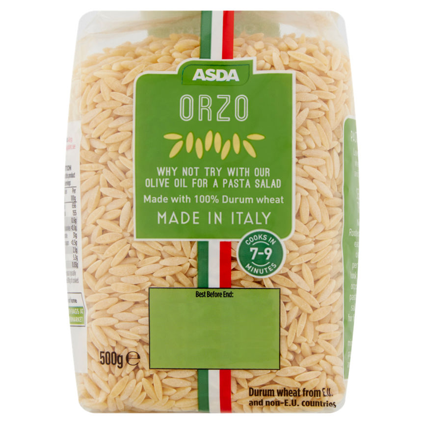 ASDA Orzo Pasta GOODS ASDA   