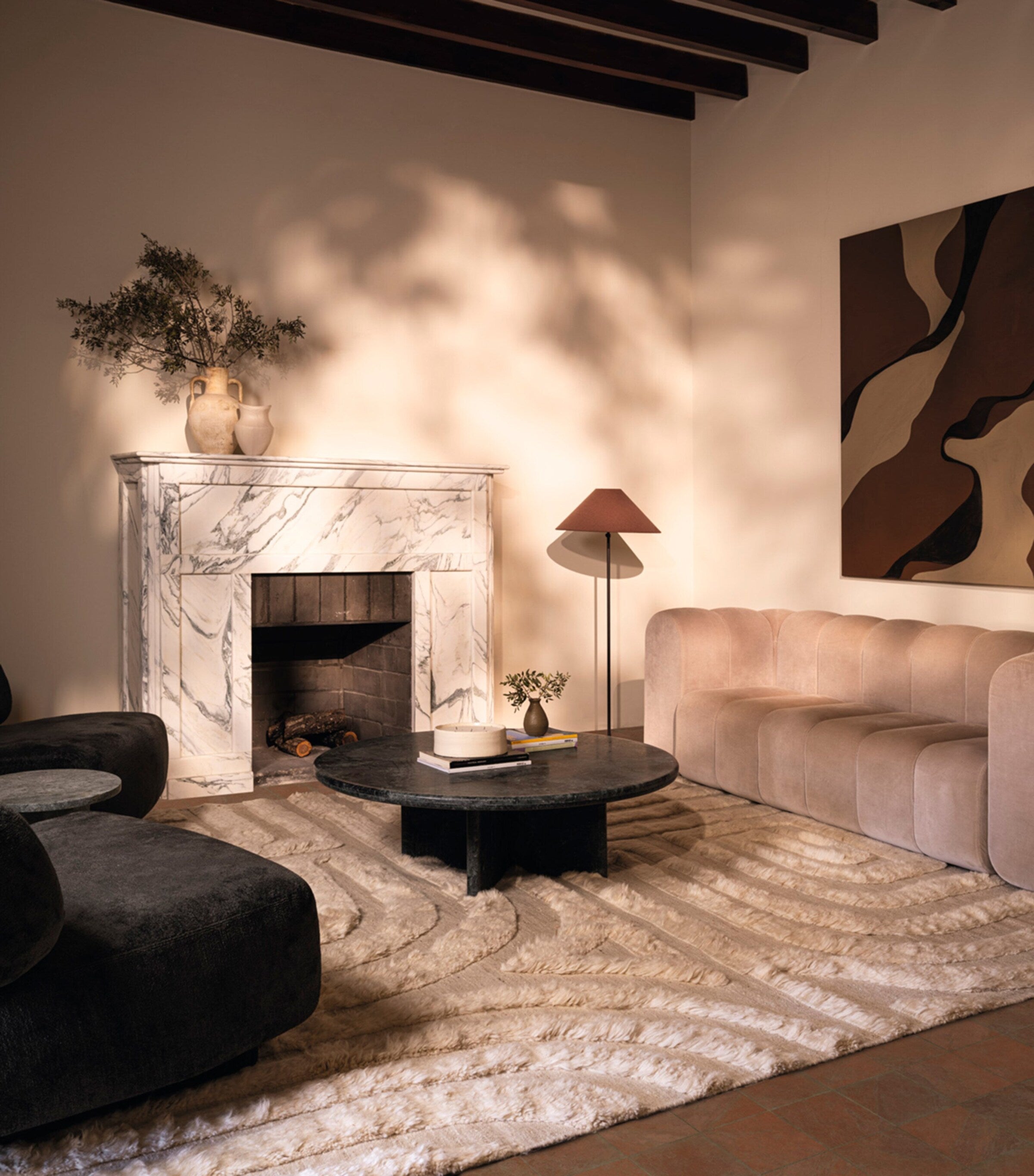The Rug Company Folk Ivory rug 3.05m x 2.44m (British brand)