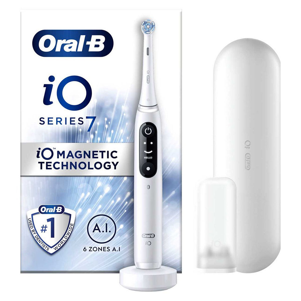 Oral-B iO7™ Electric Toothbrush - White Alabaster