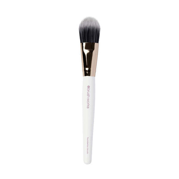 Brushworks White & Gold Foundation Brush GOODS Superdrug   