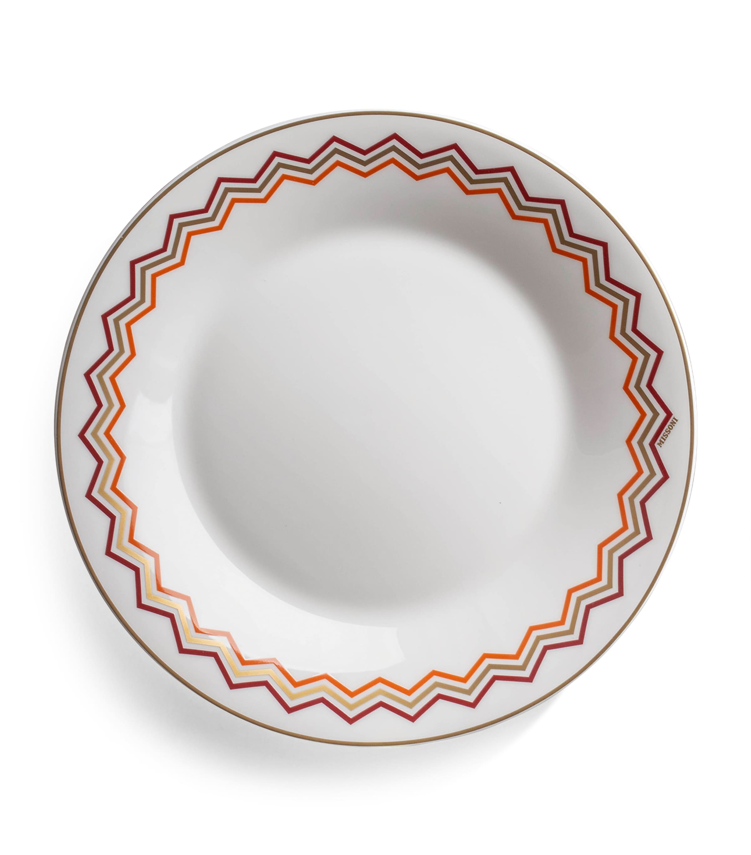 Missoni Home zigzag soup plate 22cm (British brand)