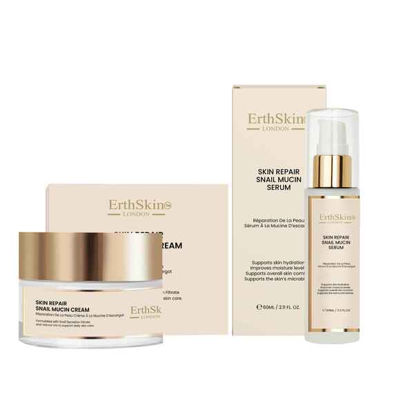 Erth Skin London snail cream and serum skin repair 50ml/60ml - British product