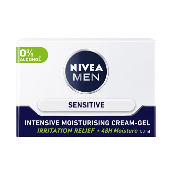 NIVEA MEN Sensitive Intensive Face Cream Moisturiser 50ml GOODS Superdrug   