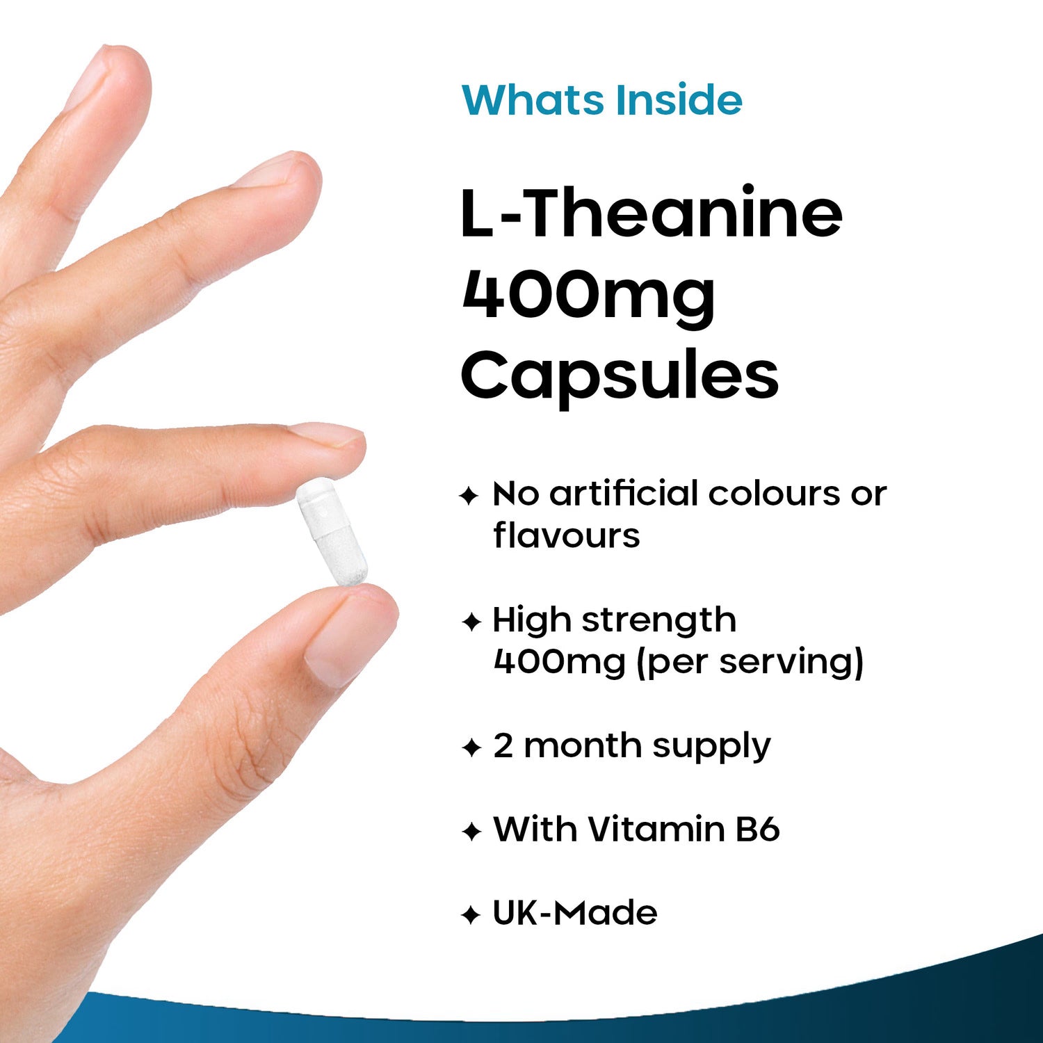 New Leaf L-Theanine 120 capsules (British brand)