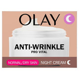 Olay Anti Wrinkle Pro Vital Night Moisturiser Cream 50ml GOODS Superdrug   